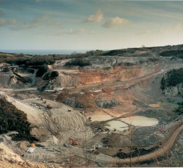 Bodelva china clay pit